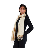 Natural Tasar Silk Stole