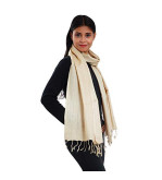 Natural Tasar Silk Stole