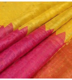 Pure Tasar Tasar Silk Printed Saree for Women | Handloom Certified | Silk Mark | Traditional Ethnic Saree with Blouse