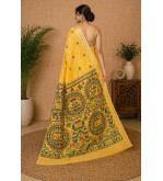 copy of copy of copy of copy of copy of copy of Tasar Gheecha Sataple Silk Saree for Women | Handcrafted Screen Print | Traditio