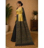 copy of copy of copy of copy of copy of Tasar Gheecha Sataple Silk Saree for Women | Handcrafted Screen Print | Traditional Ethn