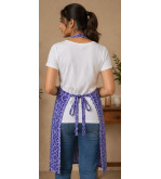 Cotton Kitchen Apron for Women & Men | Double Layer Fabric | Adjustable Neck Strap | Stylish Printed Cooking Apron