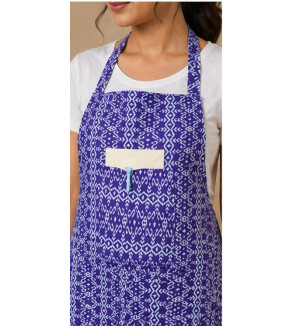 Cotton Kitchen Apron for Women & Men | Double Layer Fabric | Adjustable Neck Strap | Stylish Printed Cooking Apron
