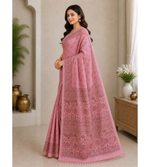 copy of copy of copy of copy of copy of copy of copy of copy of Tasar Gheecha Sataple Silk Saree for Women | Handcrafted Screen