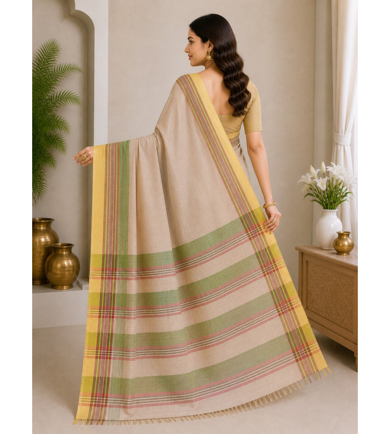 Tasar Dobby Silk Saree