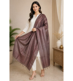 Tasar Dyed Dupatta
