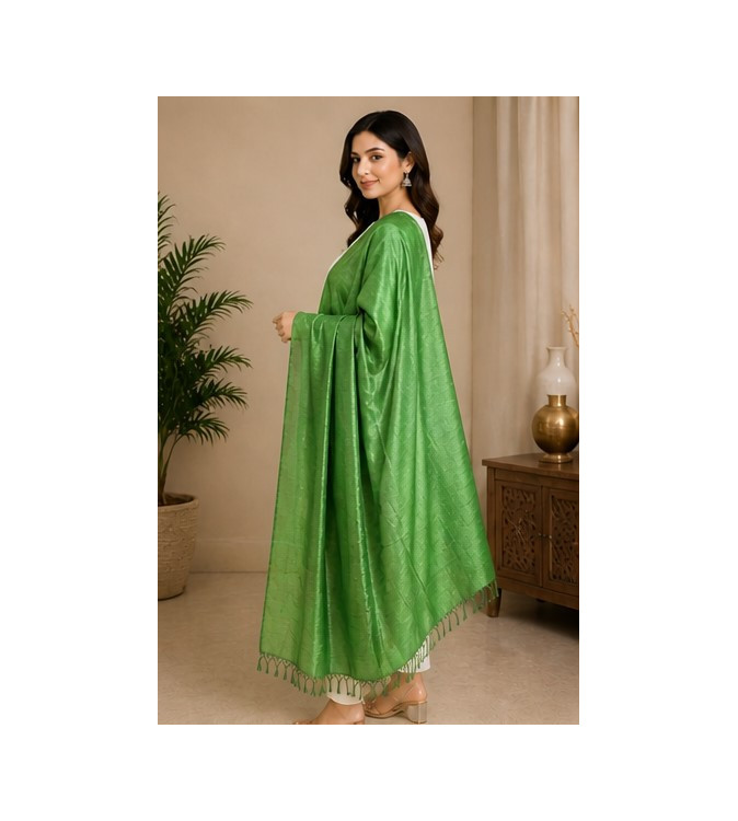Tasar Dyed Dupatta