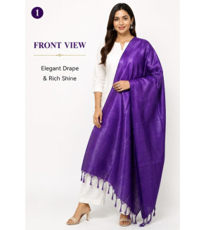Tasar Dyed Dupatta