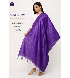 Tasar Dyed Dupatta