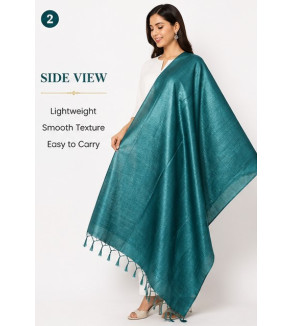 Tasar Dyed Dupatta