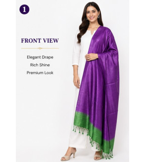 Tasar Dyed Dupatta
